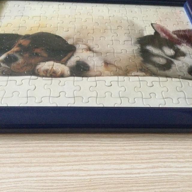 額縁+犬3匹のパズル < インテリア/ライフ  額縁+犬3匹のパズル < インテリア/ライフの