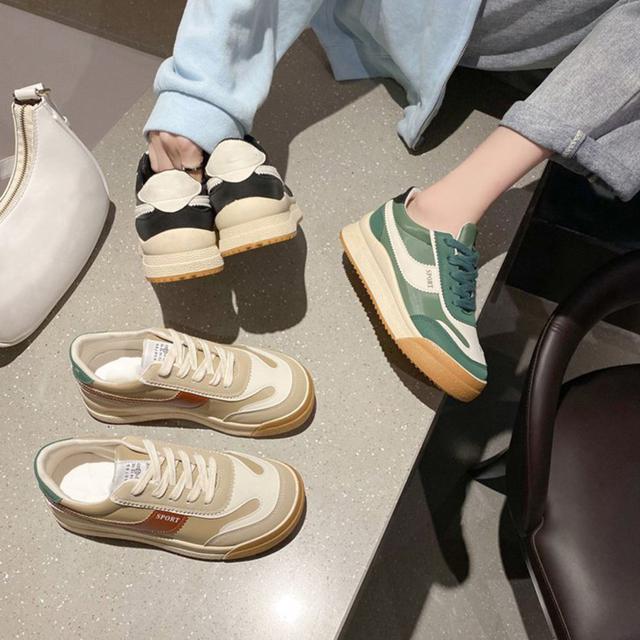 送料無料 新品 厚底スニーカー 韓国 レディース 配色 < 女性ファッション  送料無料 新品 厚底スニーカー 韓国 レディース 配色 < 女性ファッションの