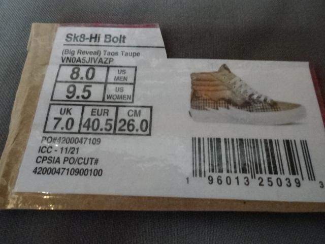 USA限定 バンズ Vans キャンバスド材 SK8-Hi Bolt 26.0a < ブランド  USA限定 バンズ Vans キャンバスド材 SK8-Hi Bolt 26.0a < ブランドの