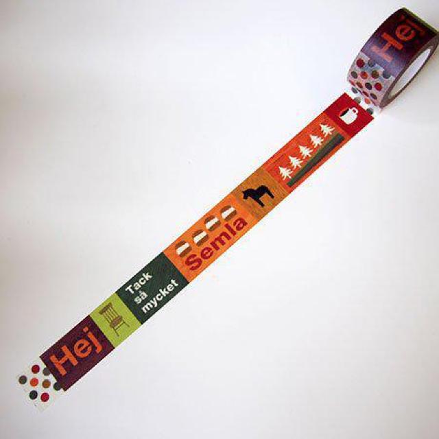 No.17 CAFE BON VOYAGE オリジナルマスキングテープ YOSEGI SWEDEN /スウェーデン 北欧 < インテリア/ライフ  No.17 CAFE BON VOYAGE オリジナルマスキングテープ YOSEGI SWEDEN /スウェーデン 北欧  < インテリア/ライフの