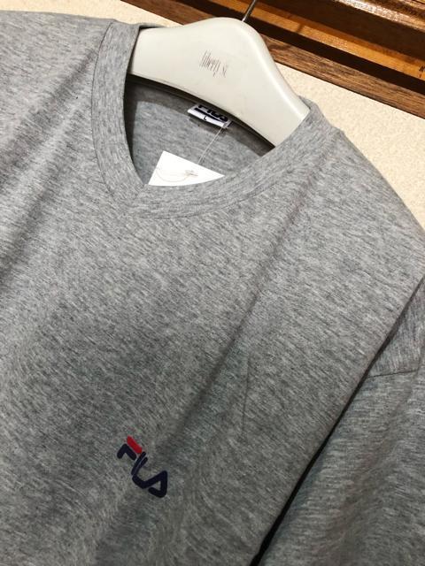 FILA  フィラ VネックTシャツ L グレー < ブランド  FILA  フィラ VネックTシャツ L グレー < ブランドの