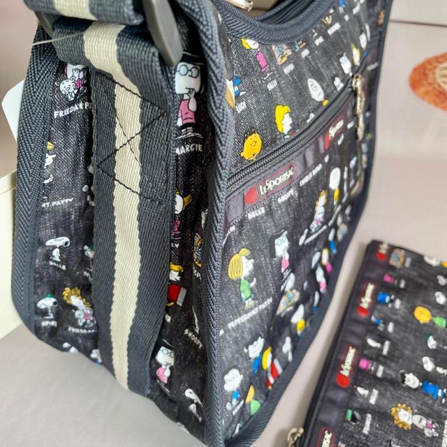 ★新品未使用★LeSportsac レスポートサック スヌーピ グレー ショルダーバッグ ポーチ 7520 セット < 女性ファッション  ★新品未使用★LeSportsac レスポートサック スヌーピ グレー ショルダーバッグ ポーチ 7520 セット < 女性ファッションの