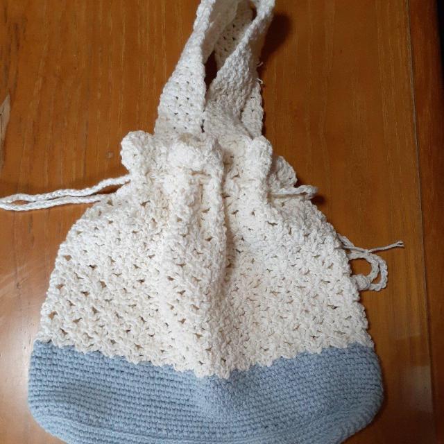 手編みのコットンバッグ < 女性ファッション 手編みのコットンバッグ < 女性ファッションの