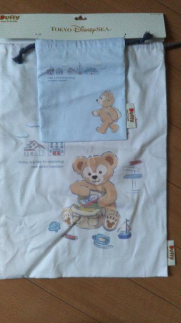 リゾートダッフィー巾着2枚セット < インテリア/ライフ リゾートダッフィー巾着2枚セット < インテリア/ライフの