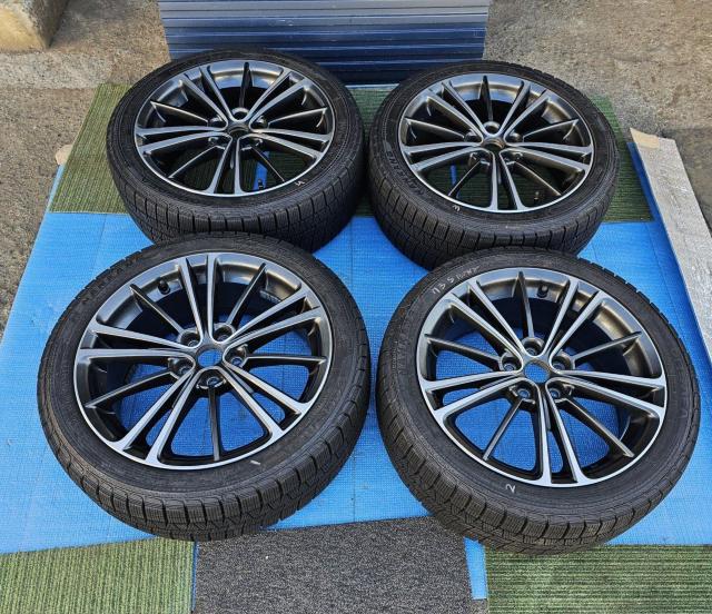 トヨタ 86 純正/スバル BRZ 純正 17インチホイール7J  ET48 pcd100 5穴スタッドレスタイヤ付き4本セット < 自動車/バイク トヨタ 86 純正/スバル BRZ 純正 17インチホイール7J  ET48 pcd100 5穴スタッドレスタイヤ付き4本セット < 自動車/バイク