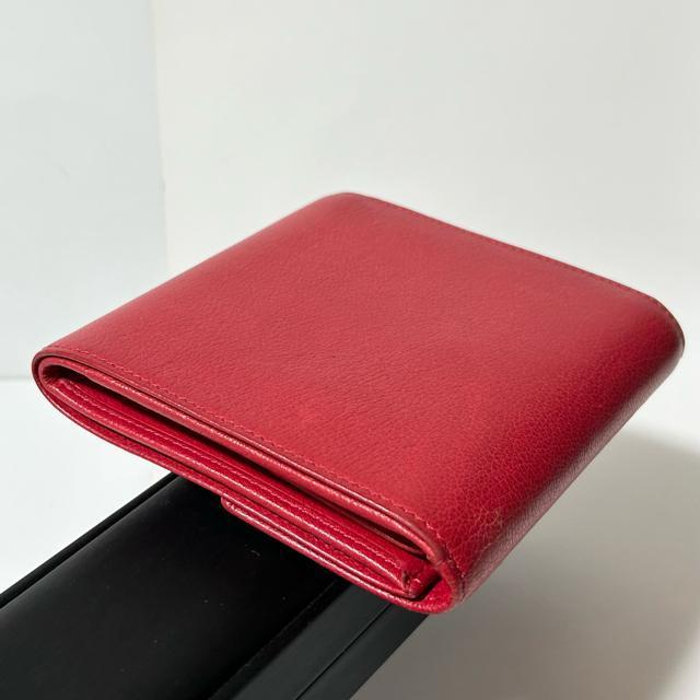 美品 Cartier カルティエ ラブコレクション レザー 三つ折り 財布 レッド < ブランド 美品 Cartier カルティエ ラブコレクション レザー 三つ折り 財布 レッド < ブランドの