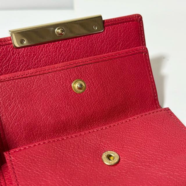 美品 Cartier カルティエ ラブコレクション レザー 三つ折り 財布 レッド < ブランド 美品 Cartier カルティエ ラブコレクション レザー 三つ折り 財布 レッド < ブランドの