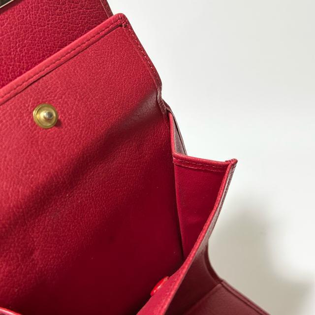 美品 Cartier カルティエ ラブコレクション レザー 三つ折り 財布 レッド < ブランド 美品 Cartier カルティエ ラブコレクション レザー 三つ折り 財布 レッド < ブランドの
