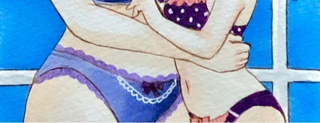 自作イラスト/紫雨こころ&紫雨愛/下着 < アニメ/コミック/キャラクター 自作イラスト/紫雨こころ&紫雨愛/下着 < アニメ/コミック/キャラクターの