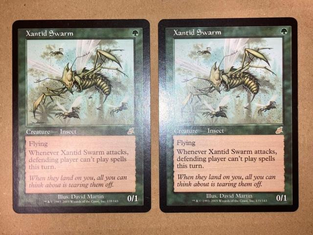 MTG SCG ザンティッドの大群/Xantid Swarm 英語 2枚 < トレーディングカード MTG SCG ザンティッドの大群/Xantid Swarm 英語 2枚 < トレーディングカードの