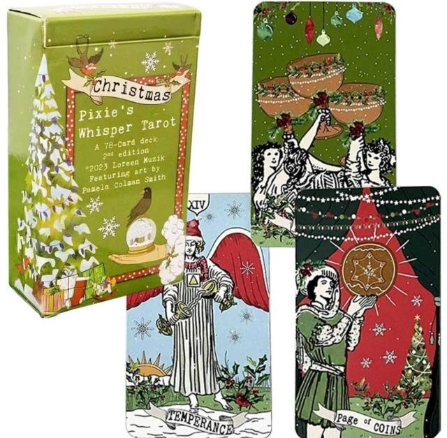 Pixie's Whisper Tarot Christmas 2nd Edition �s�N�V�[�Y�E�B�X�p�[�^���b�g�J�[�h 78�� �� �{/�G���� 