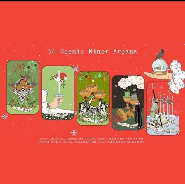 Pixie's Whisper Tarot Christmas 2nd Edition �s�N�V�[�Y�E�B�X�p�[�^���b�g�J�[�h 78�� �� �{/�G���� 