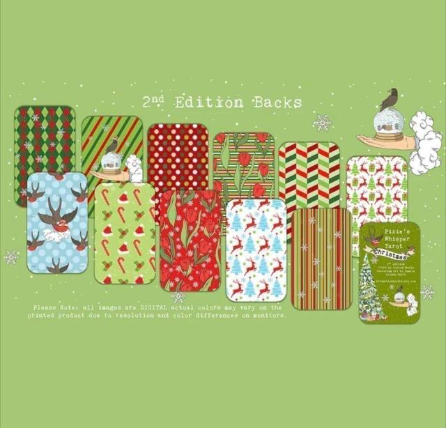 Pixie's Whisper Tarot Christmas 2nd Edition �s�N�V�[�Y�E�B�X�p�[�^���b�g�J�[�h 78�� �� �{/�G���� 