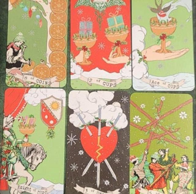 Pixie's Whisper Tarot Christmas 2nd Edition �s�N�V�[�Y�E�B�X�p�[�^���b�g�J�[�h 78�� �� �{/�G���� 