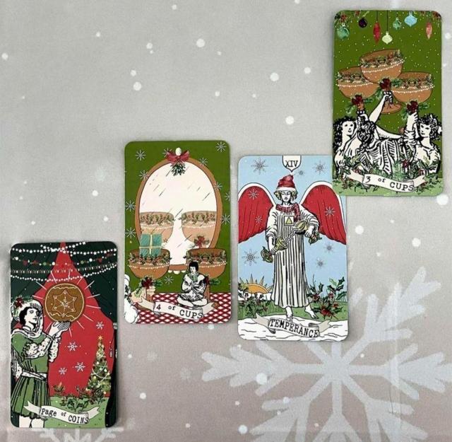 Pixie's Whisper Tarot Christmas 2nd Edition �s�N�V�[�Y�E�B�X�p�[�^���b�g�J�[�h 78�� �� �{/�G���� 