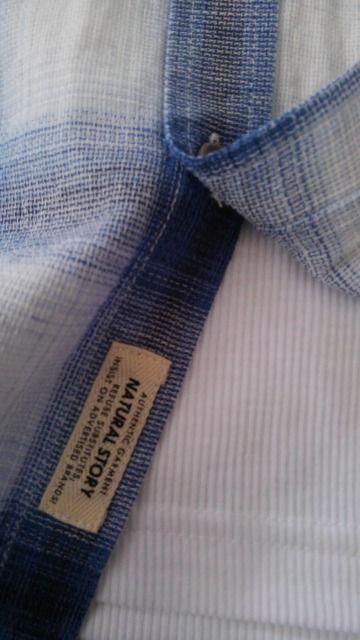 Mサイズ2点セット!麻混パナマチェック半袖and半袖Tシャツ!新品セット!涼しげ素材! < 男性ファッション  Mサイズ2点セット!麻混パナマチェック半袖and半袖Tシャツ!新品セット!涼しげ素材! < 男性ファッションの