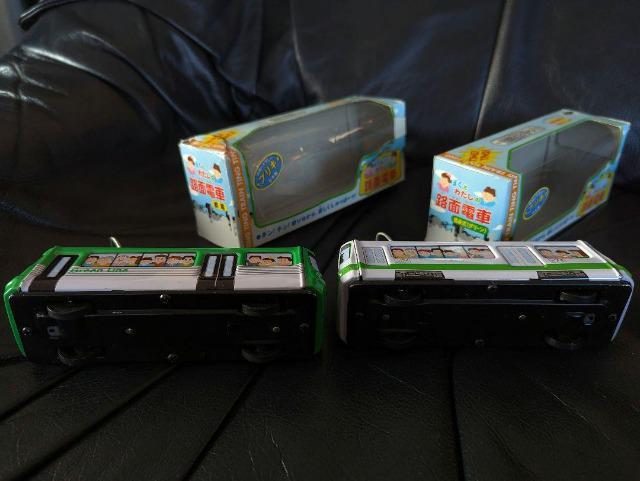 ブリキ屋■ブリキのおもちゃ■ぼくとわたしの路面電車■都電&低床式(グリーン)のセット■日本製■ブリキ■都電■低床式路面電車 < ホビー ブリキ屋■ブリキのおもちゃ■ぼくとわたしの路面電車■都電&低床式(グリーン)のセット■日本製■ブリキ■都電■低床式路面電車 < ホビーの