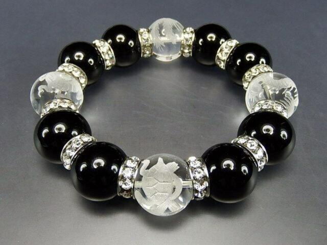 AA+天然水晶職人手彫り四神大玉約18mmオニキス高級ロンデル数珠天然石入手困難 < 男性アクセサリー/時計  AA+天然水晶職人手彫り四神大玉約18mmオニキス高級ロンデル数珠天然石入手困難 < 男性アクセサリー/時計の