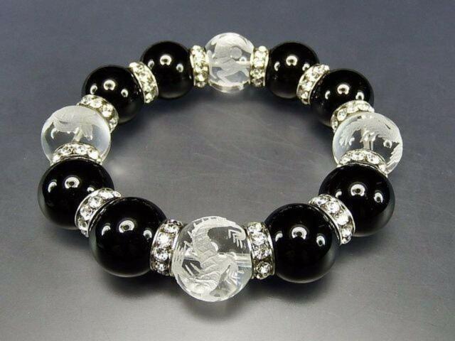 AA+天然水晶職人手彫り四神大玉約18mmオニキス高級ロンデル数珠天然石入手困難 < 男性アクセサリー/時計  AA+天然水晶職人手彫り四神大玉約18mmオニキス高級ロンデル数珠天然石入手困難 < 男性アクセサリー/時計の