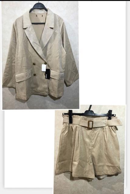 新品タグ付き lovepeace ジャケット×ハーフパンツセットアップ L < 女性ファッション  新品タグ付き lovepeace ジャケット×ハーフパンツセットアップ L  < 女性ファッションの