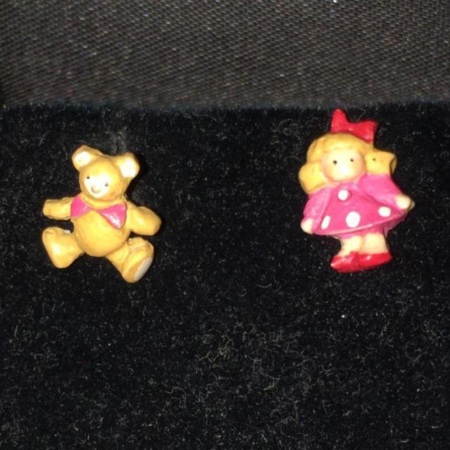お人形&くまちゃん K18YG ピアス ファンシーピアス < 女性アクセサリー/時計 お人形&くまちゃん K18YG ピアス ファンシーピアス < 女性アクセサリー/時計の