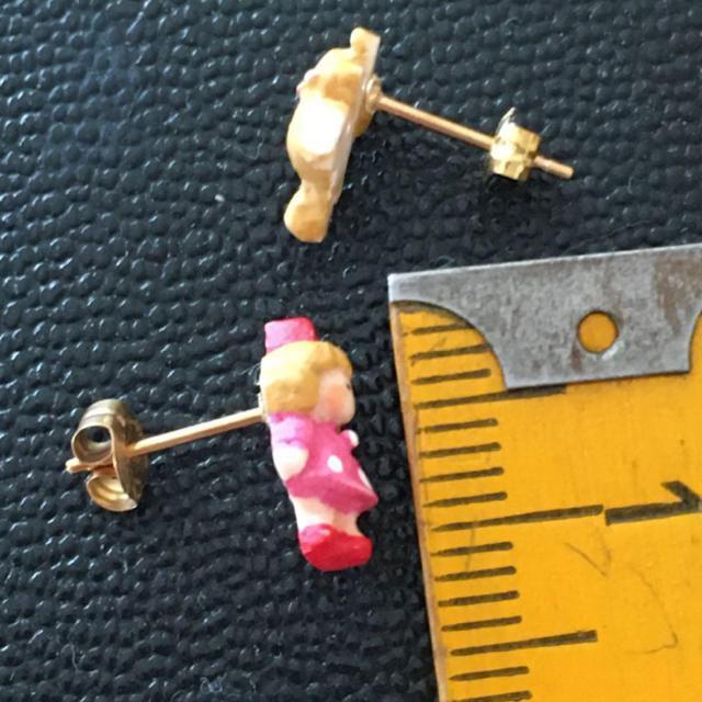 お人形&くまちゃん K18YG ピアス ファンシーピアス < 女性アクセサリー/時計 お人形&くまちゃん K18YG ピアス ファンシーピアス < 女性アクセサリー/時計の