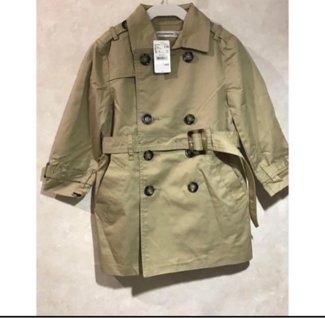 新品タグ付き BACK NUMBER KIDS トレンチコート 110cm < ブランド  新品タグ付き BACK NUMBER KIDS トレンチコート 110cm < ブランドの