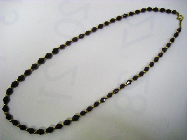 K18 18金 ネックレス アメシスト 57ヶ付 18金の丸玉入 40cm < 女性アクセサリー/時計 K18 18金 ネックレス アメシスト 57ヶ付 18金の丸玉入 40cm < 女性アクセサリー/時計の