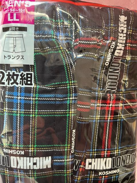 LL�T�C�Y�I2���g�u�����h�i�IMICHI KO LONDON KOSHINO�I�^�[�^���`�F�b�N���I���M�ɑf�G�I�O�J������g�����N�X �� �j���t�@�b�V������ 