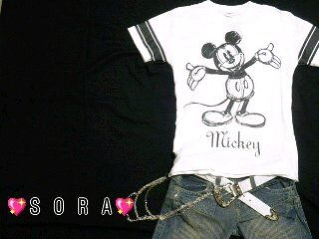 ディズニー【ミッキー】手描きプリントTシャツ < 男性ファッション ディズニー【ミッキー】手描きプリントTシャツ < 男性ファッションの