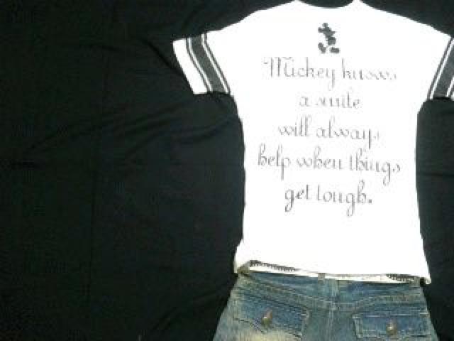 ディズニー【ミッキー】手描きプリントTシャツ < 男性ファッション ディズニー【ミッキー】手描きプリントTシャツ < 男性ファッションの