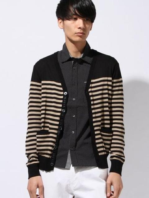 □nano・universe/ナノユニバース ボーダー カーディガン/メンズ/42(M)☆新品 < ブランド  □nano・universe/ナノユニバース ボーダー カーディガン/メンズ/42(M)☆新品  < ブランドの