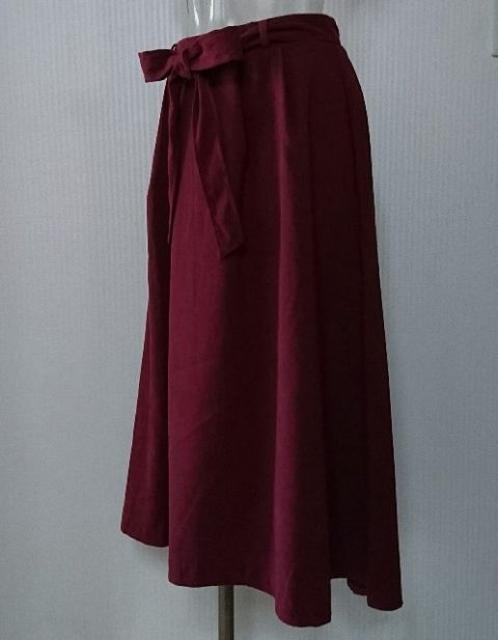 しまむら★TR ツイル ウエストリボン イレヘム スカート < ブランド しまむら★TR ツイル ウエストリボン イレヘム スカート < ブランドの