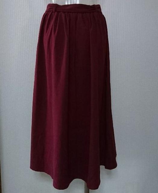 しまむら★TR ツイル ウエストリボン イレヘム スカート < ブランド しまむら★TR ツイル ウエストリボン イレヘム スカート < ブランドの