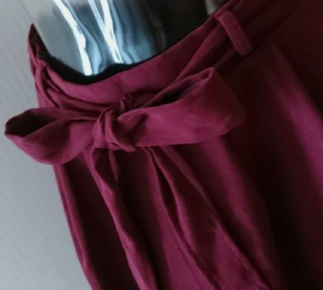 しまむら★TR ツイル ウエストリボン イレヘム スカート < ブランド しまむら★TR ツイル ウエストリボン イレヘム スカート < ブランドの