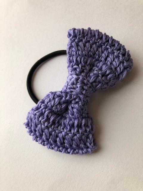 ハンドメイド ヘアゴム リボン パープル ガーリー アナスイ好き < 女性ファッション  ハンドメイド ヘアゴム リボン パープル ガーリー アナスイ好き < 女性ファッションの