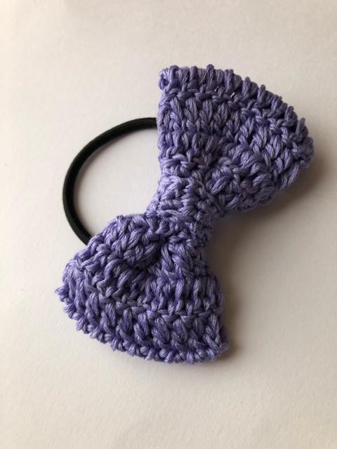 ハンドメイド ヘアゴム リボン パープル ガーリー アナスイ好き < 女性ファッション  ハンドメイド ヘアゴム リボン パープル ガーリー アナスイ好き < 女性ファッションの