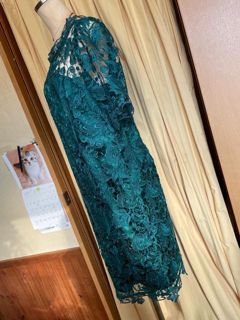 otto レースグリーンワンピース < 女性ファッション  otto レースグリーンワンピース < 女性ファッションの