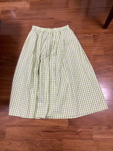 ���i�@gu �M���K���`�F�b�N�������O�X�J�[�g�@XXL �O���[��  �� �����t�@�b�V������ 