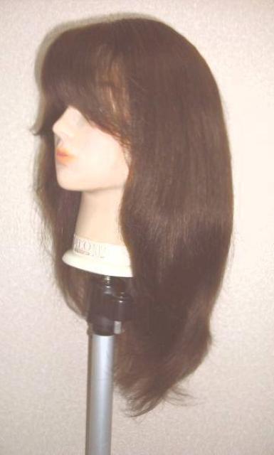 新品 人毛 人工皮膚付き ロング 明るめブラウン  Mサイズ < 女性ファッション  新品 人毛 人工皮膚付き ロング 明るめブラウン  Mサイズ  < 女性ファッションの