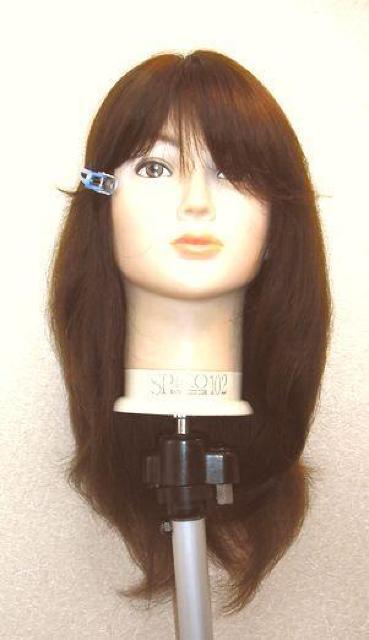 新品 人毛 人工皮膚付き ロング 明るめブラウン  Mサイズ < 女性ファッション  新品 人毛 人工皮膚付き ロング 明るめブラウン  Mサイズ < 女性ファッションの