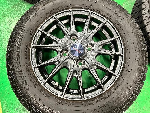 0182615)激安美品VELVAスポーツアルミホイール4本国産中古スタッドレスタイヤセット軽自動車全般145/80R13送料無料 < 自動車/バイク 0182615)激安美品VELVAスポーツアルミホイール4本国産中古スタッドレスタイヤセット軽自動車全般145/80R13送料無料 < 自動車/バイク