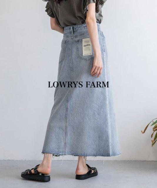 �V�i�@LOWRYS FARM���f�j���^�C�g�����O�X�J�[�g �� �����t�@�b�V������ 