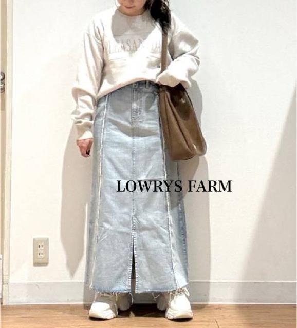 �V�i�@LOWRYS FARM���f�j���^�C�g�����O�X�J�[�g �� �����t�@�b�V������ 