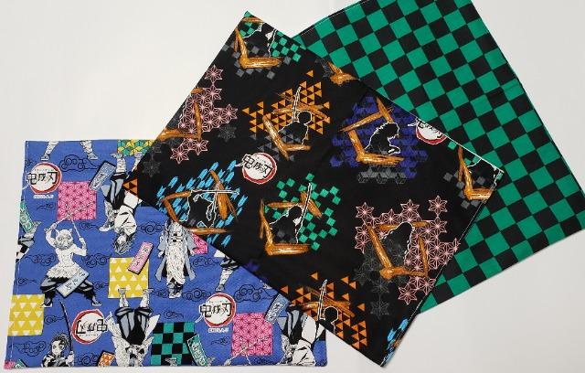 16ラ 【本日限定】★ 鬼滅の刃 ランチョンマット3枚set(*^^*)ハンドメイド < インテリア/ライフ  16ラ 【本日限定】★ 鬼滅の刃 ランチョンマット3枚set(*^^*)ハンドメイド < インテリア/ライフの