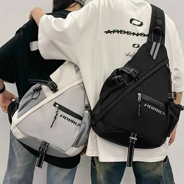 爆ヤス価格2090円★スタイリッシュ ナイロン スリングバッグ 大容量 多機能 クロスボディ チェストパック アウトドア ブラック < 男性ファッション 爆ヤス価格2090円★スタイリッシュ ナイロン スリングバッグ 大容量 多機能 クロスボディ チェストパック アウトドア ブラック < 男性ファッションの