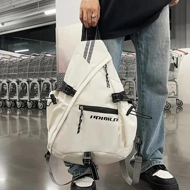 爆ヤス価格2090円★スタイリッシュ ナイロン スリングバッグ 大容量 多機能 クロスボディ チェストパック アウトドア ブラック < 男性ファッション 爆ヤス価格2090円★スタイリッシュ ナイロン スリングバッグ 大容量 多機能 クロスボディ チェストパック アウトドア ブラック < 男性ファッションの