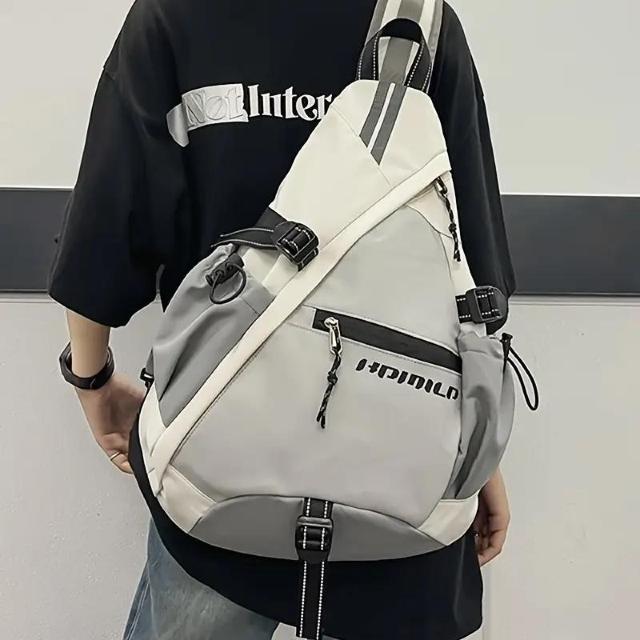 爆ヤス価格2090円★スタイリッシュ ナイロン スリングバッグ 大容量 多機能 クロスボディ チェストパック アウトドア ブラック < 男性ファッション 爆ヤス価格2090円★スタイリッシュ ナイロン スリングバッグ 大容量 多機能 クロスボディ チェストパック アウトドア ブラック < 男性ファッションの