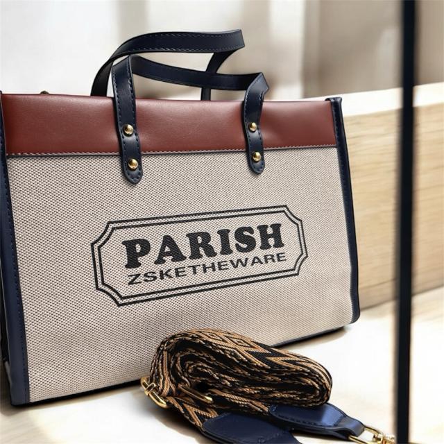 2WAY トートバッグ ショルダーバッグ レディース 大容量 キャンバス×レザー 通勤 通学 旅行 A4収納 高見えデザイン < 女性ファッション 2WAY トートバッグ ショルダーバッグ レディース 大容量 キャンバス×レザー 通勤 通学 旅行 A4収納 高見えデザイン < 女性ファッションの