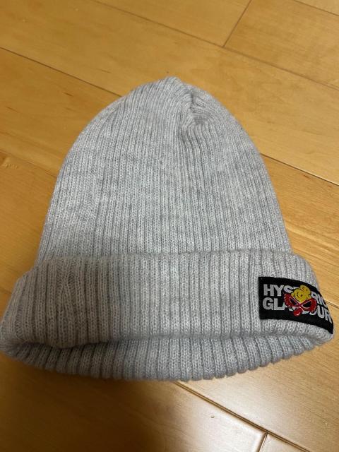 HYSTERIC GLAMOUR (ヒステリックグラマー) ニット帽 グレー Lサイズ < ブランド HYSTERIC GLAMOUR (ヒステリックグラマー) ニット帽 グレー Lサイズ < ブランドの